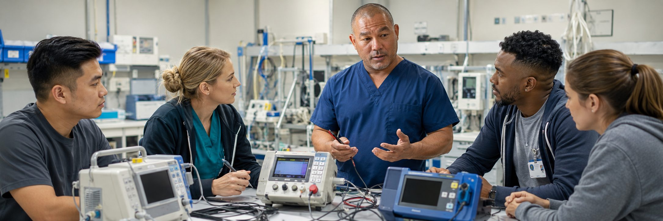 Clinical laboratory analyzer service and maintenance | BiomedRx HTM services Clinical laboratory analyzer service and preventive maintenance by biomedical technicians