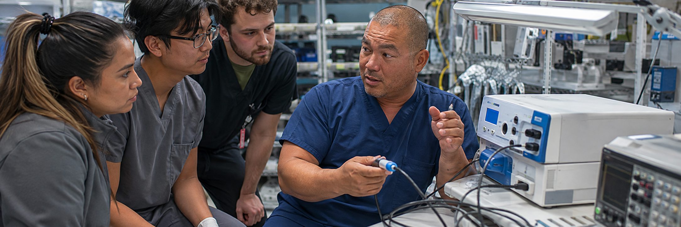 Ventilator service and equipment depot maintenance | BiomedRx HTM services Ventilator and transport monitor service in a hospital equipment depot