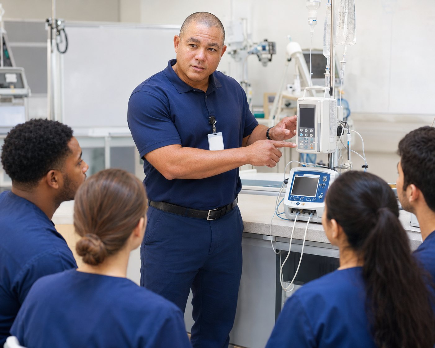 BiomedRx healthcare technology management team delivering biomedical equipment certification